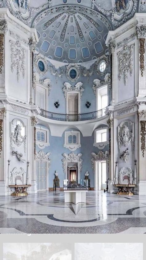 Blue Castle Interior, Room Decor Ideas Diy, Pretty Buildings, Blue Castle, Blue Core, Castle Aesthetic, Light Blue Aesthetic, Room Deco, Decor Ideas Diy