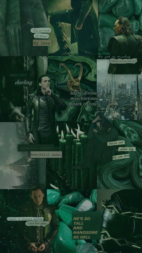 Loki, my love 💚 Reposting this without the wonky parallex filter 💚 #loki #lokilaufeyson #lokiodinson #lokiofasgard #tomhiddleston Loki Character, Loki Poster, Marvel Girl, Loki Aesthetic, Percy Jackson Wallpaper, Loki Wallpaper, Avengers Pictures, Android Wallpaper Art, Marvel Tv