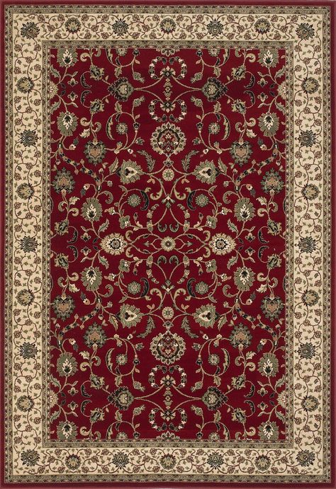 Kendra 137 R Traditional Rug Red Cream 2.4m x 3.4m (7ft10 x 11ft2 approx) Dark Red Area Rug, Persian Rug Aesthetic, Red Rug Bedroom, Red Persian Rug, Rug Aesthetic, Environment Art, Aesthetic Rooms, Rug Company, Beautiful Colours