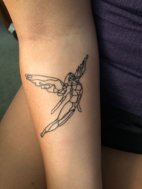 Flying Fairy Tattoo, Fairy Angel Tattoo, Angel Flying Tattoo, Angel Fairy Tattoo, Flying Angel Tattoo, Naked Fairy Tattoo, Simple Angel Tattoos, Flying Woman, Small Angel Tattoo