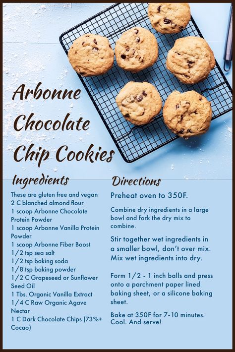 Arbonne Protein Bars, Arbonne Cleanse Recipes, Arbonne Protein Shakes, Arbonne Shake Recipes, Healthy Vegan Cookies, Arbonne Protein, Arbonne Nutrition, Arbonne Recipes, Healthy Living Recipes