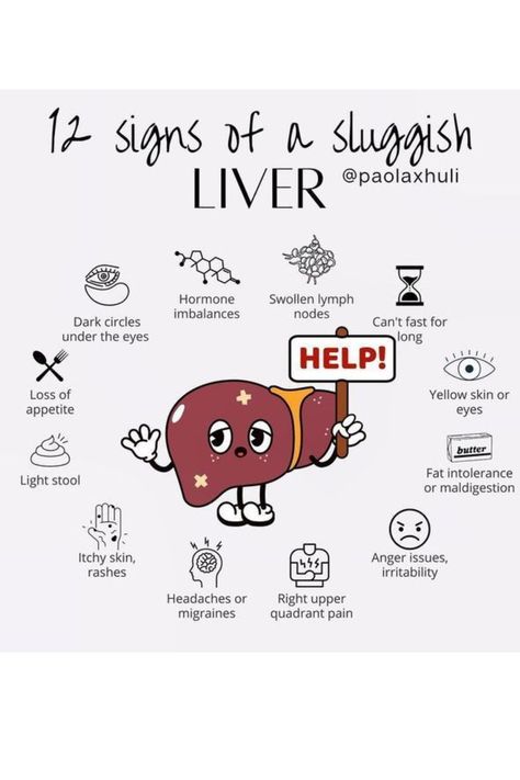 Sluggish Liver, Quadrants Of The Abdomen, Healthy Liver Diet, Heal Liver, Liver Care, Liver Issues, Healthy Lifestyle Quotes, Stomach Problems, 12 Signs