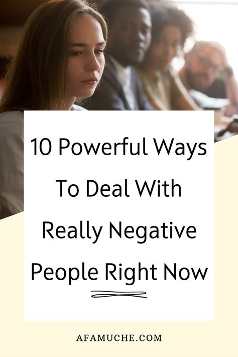 If you often find negative people affecting your mind, read this post to learn how to deal with negative people assertively and free your mind for better thoughts. How To Deal With Negative People At Work, Dealing With Negative People, Negative Person, Misery Loves Company, Life Coaching Tools, Free Your Mind, Spoken Words, Development Activities, Negative People