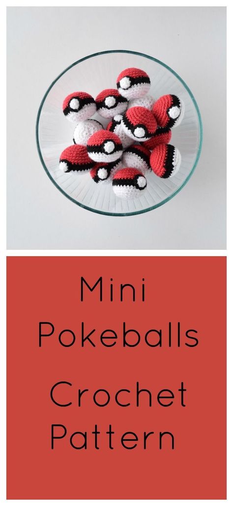 These small and cute Pokemon balls are perfect for any fan of the franchise. They're great for collecting, playing with, or displaying. With a variety of designs to choose from, there's sure to be a Pokemon ball for.#crochetkeychain #handmadegifts #DIYkeychain #crochetlove #keychainaddict Easy Fast Amigurumi, Microcrochet Patterns Free, Nerdy Crochet Patterns Free, Crochet Fast Projects, Easy Fast Crochet Projects, Fast Crochet Patterns, Fast Crochet Projects, Pokeball Crochet Pattern, Big Twist Yarn