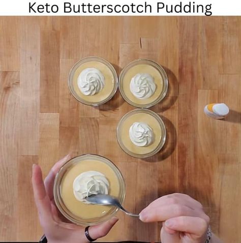 Keto Butterscotch Pudding - EASY KETO RECIPES Keto Cheesecake Fluff Jello Pudding, Keto Butterscotch, Butterscotch Pudding Recipes, Butterscotch Desserts, Keto Pudding, Carb Alternatives, Butterscotch Pudding, Protein Pudding, Easy Keto Recipes