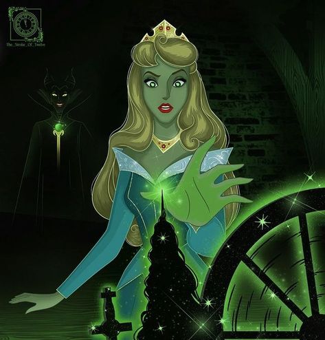 "Listen well, all of you! The princess shall indeed grow in grace and beauty, beloved by all who know her. But...before the sun sets on her… | Instagram Maleficent Aurora, Best Halloween Movies, Grow In Grace, Sun Sets, Disney Princess Art, Princess Art, Halloween Movies, Spinning Wheel, Monster Girl