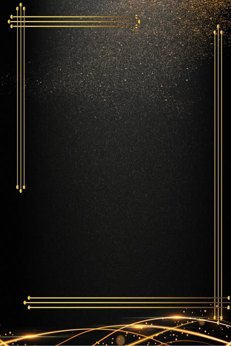 Black Gold Business Invitation Invitation Background Template Free Printables Christmas, Black And Gold Invitations, Gold And Black Background, Mises En Page Design Graphique, Gold Design Background, Gold Wallpaper Background, Motif Art Deco, Business Invitation, Invitation Background