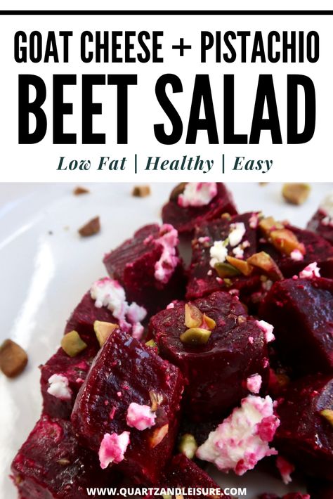 Easy Beet Salad, Instant Pot Beets, Banana Popsicle Recipes, Beet Salad With Goat Cheese, Beet Goat Cheese Salad, Beets Salad, Beet Salad With Feta, Salad With Goat Cheese, Cooking Beets