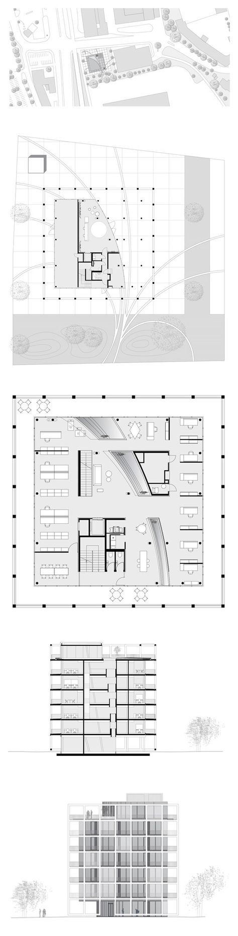 C&P Corporate Office Graz by INNOCAD Architecture | Office buildings Office Buildings Architecture, Commercial And Office Architecture, Office Architecture, Building Elevation, Hotel Plan, Best Office, Office Buildings, Concrete Structure, Commercial Office