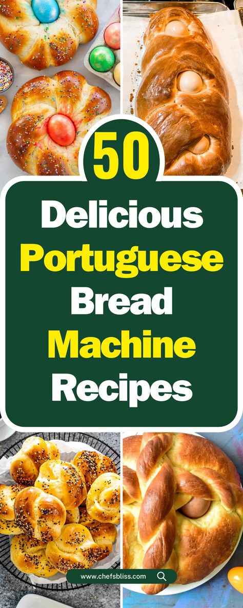 50+ Delicious Portuguese Bread Machine Recipes to Try at Home! – ChefsBliss Bread Machine Portuguese Rolls, Portuguese Buns Recipe, Portuguese Sweet Bread In Bread Machine, Mediterranean Diet Bread Machine Recipes, Portuguese Bread Recipe, Brazilian Bread, Bread Machine Recipes Sweet, Portuguese Bread, Portuguese Sweet Bread