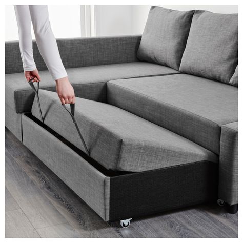 Ikea Friheten, Ikea Sofa Bed, Corner Sofa Bed With Storage, Cama Ikea, Sofa Arrangement, Beds For Small Spaces, Ikea Couch, Sofa L, Ikea Living Room