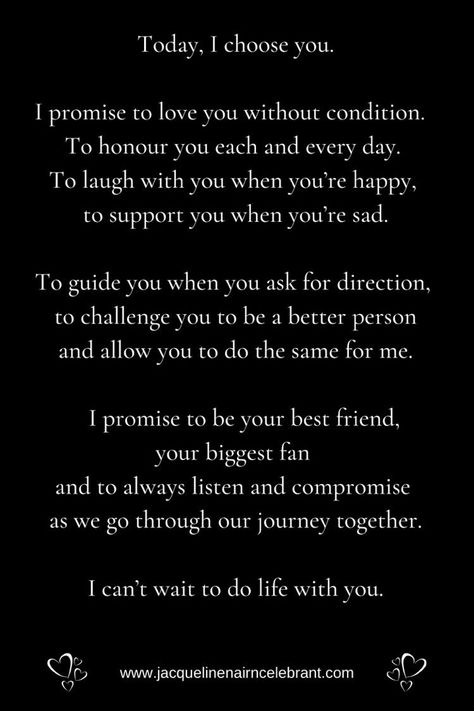 Vows To Boyfriend, Vows To Future Husband, Engagement Vows Quotes, Common Wedding Vows, I Vow To Love You, Wedding Vows Best Friend, Vow Inspiration Wedding, Wedding Vows Letter, Ceremony Vows Script