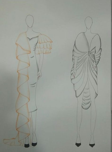 #fashionillustration #folds #illustration #art #sketching #fashionsketching #drapings #drapingdesigns Drapes And Folds Fashion Illustration, Draped Dress Illustration, Drapes Illustration, Draping Fashion Illustration, Collar Illustration, Fashion Studies, Hindi Alphabet, Shirt Sketch, Illustration Collage