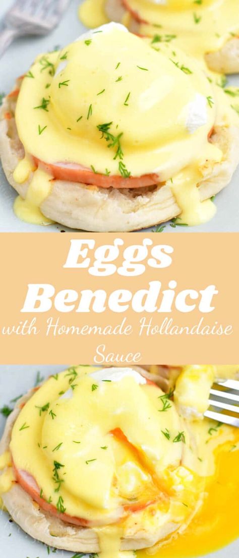 Overwintering Geraniums, Easy Hollandaise Sauce, Soft Poached Eggs, Easy Eggs Benedict, Homemade Hollandaise Sauce, Benedict Recipe, Bread Twists, Eggs Benedict Recipe, Egg Benedict