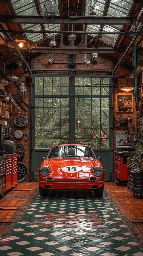 Rinnovo Garage, Car Detail Shop, Game Room Ideas, Classic Car Garage, Garage Design Interior, Cars Photography, John Lautner, Auto Vintage, Cool Garages