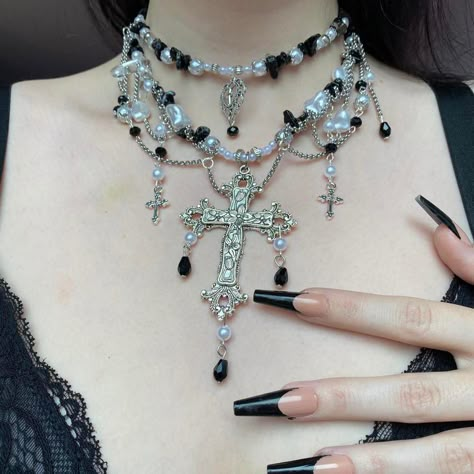 Grunge Jewelry, Edgy Jewelry, Gothic Fairy, Hilarious Photos, Common Thread, Fairy Necklace, Just Sold, Goth Jewelry, Good And Bad