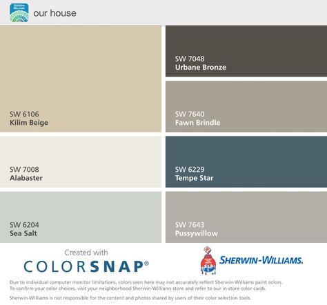 Kilim Beige Sherwin Williams, Whole House Color Scheme, Fawn Brindle, Sherwin Williams Blue, Beige Color Scheme, Beige Color Palette, Beige Paint, Trending Paint Colors, Kilim Beige