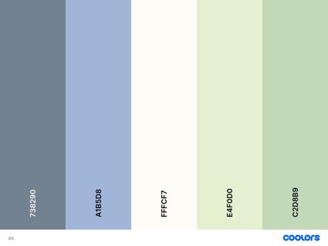 Pantone Color Chart, Color Design Inspiration, Hex Color Palette, Gender Neutral Colors, Sensory Room, Brand Color Palette, Blue Colour Palette, Color Palette Design, Light Blue Green