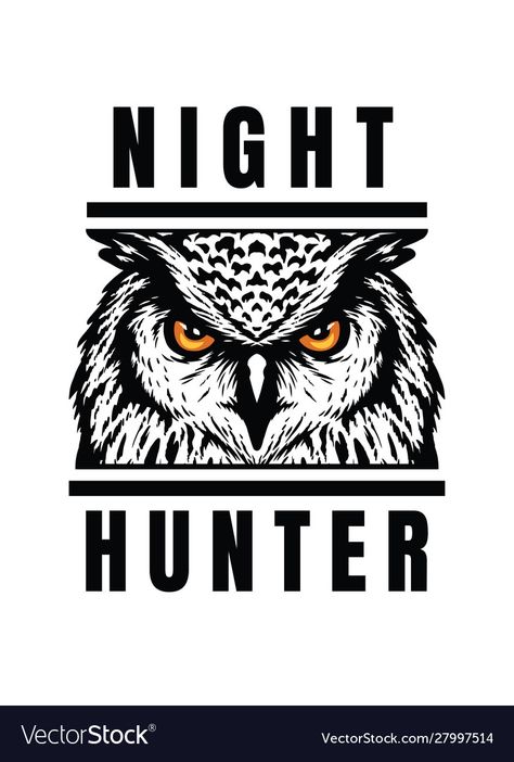 T Shirt Print Design, Hunter Logo, Scary Christmas, Owl Head, Owl Images, T-shirt Print Design, Tshirt Painting, Owl Logo, Graphic Tshirt Design