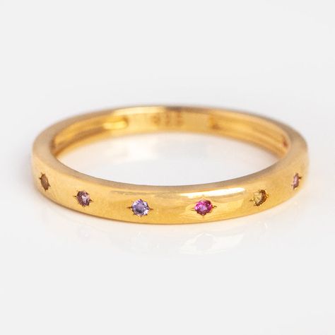 Unique Dainty Rings, October Jewelry, Star Setting, Mixed Metal Ring, Starburst Ring, Birthday Gift For Girlfriend, Celestial Ring, Dainty Rings, Gold Starburst