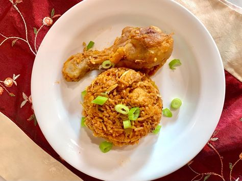 The Proven Platter—Sierra Leone, September 2021 | Together Women Rise Southern States, Jollof Rice, Habanero Peppers, Small Tomatoes, Sauteed Chicken, Food Wars, Authentic Recipes, Marinated Chicken, African Food