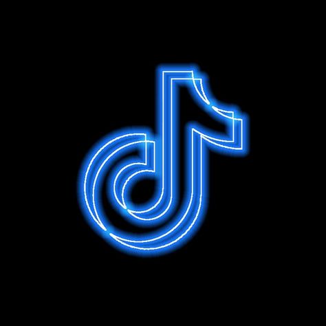 Tiktok Wallpaper Iphone, Tiktok Wallpaper, Wallpaper Iphone Neon, Ios App Icon Design, Ios App Icon, App Icon Design, Neon Blue, App Icon, Wallpaper Iphone