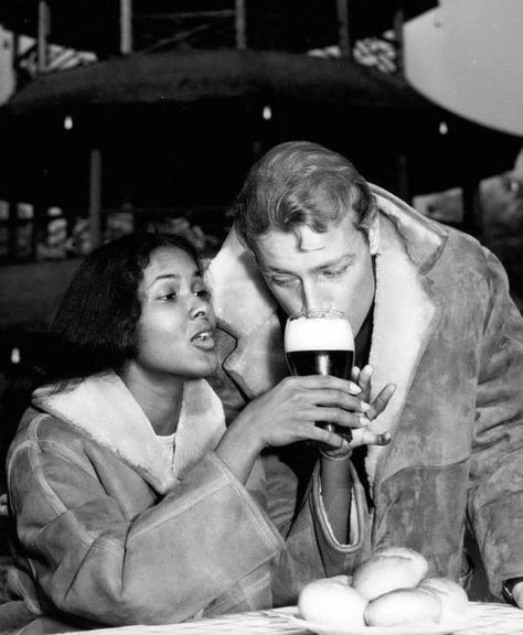 Marpessa Dawn, Bwwm Couples, Interacial Couples, Vintage Couples, Vintage Black Glamour, Interracial Love, The Love Club, Tableau Art, Interracial Couples