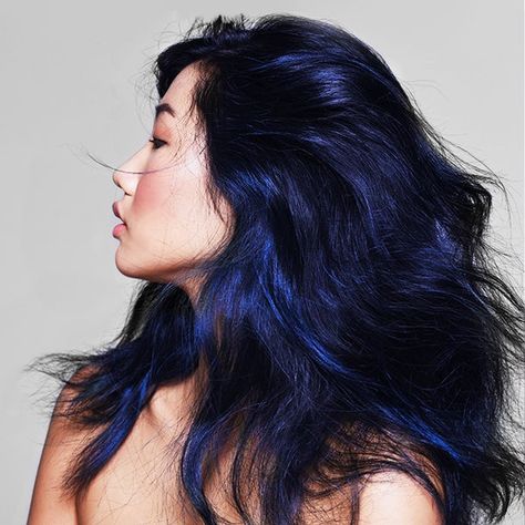 Jewel Tone Hair, Indigo Hair Color, Indigo Hair, Dark Hair Dye, Best Hair Dye, Bleaching Your Hair, Black Hair Dye, Jet Black Hair, Henna Hair