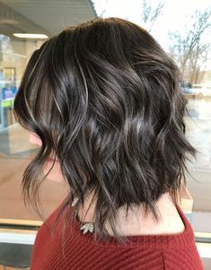 Balayage Hair For Greying Hair, Brunette Salt And Pepper Hair, Brown Salt And Pepper Hair, Gray And Brunette Hair, Highlights For Dark Brown Hair With Gray, Highlights For Dark Hair With Grey, Women With Salt And Pepper Hair, Gray Hair Camouflage, Dark Brown Salt And Pepper Hair