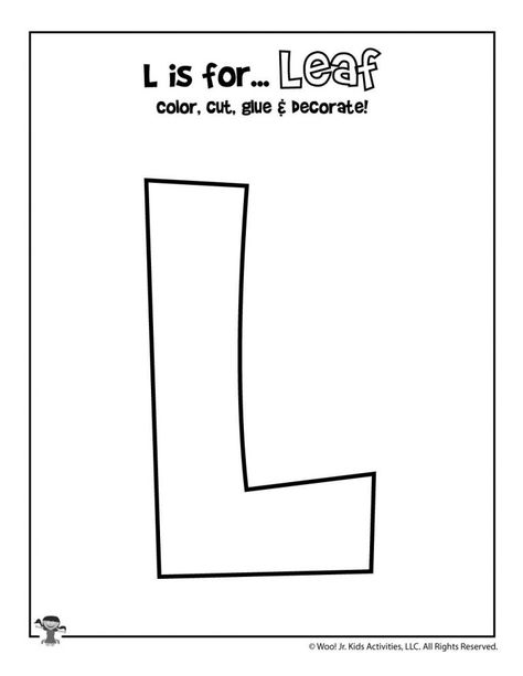 Letter L Worksheets  Crafts | Woo! Jr. Kids Activities Letter L Crafts, Letter L Worksheets, Alphabet Letter Activities, Printable Alphabet Worksheets, Free Preschool Worksheets, Printable Preschool Worksheets, Alphabet Crafts, Letter Of The Week, Preschool Letters