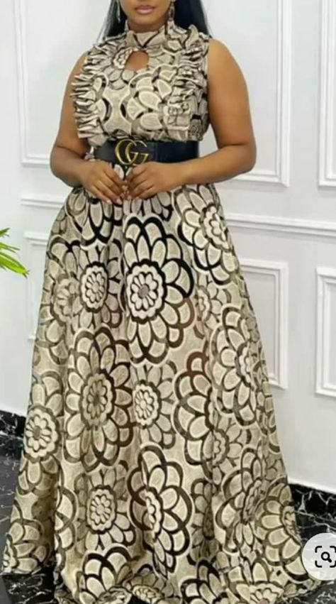 Ankara Dress Styles Long, Kampala Kaftan Styles For Women, Lace Dress Classy, Long African Dresses, 2piece Outfits, Elegant Outfit Classy, Simple Gowns, Elegant Mini Dress, Dinner Dress Classy