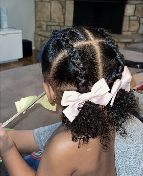 Curly Hairstyles Kids, Mixed Kids Hairstyles, Mixed Girl Hairstyles, Baby Girl Hairstyles Curly, Daughter Hairstyles, Cute Toddler Hairstyles, Lil Girl Hairstyles, Kids Curly Hairstyles, Hairstyles Kids