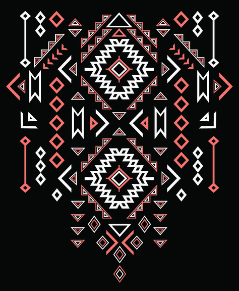 African Pattern Design, Muster Tattoos, Cool Shirt Designs, Print Design Art, Border Embroidery Designs, Pola Sulam, Digital Borders Design, Shirt Print Design, African Pattern