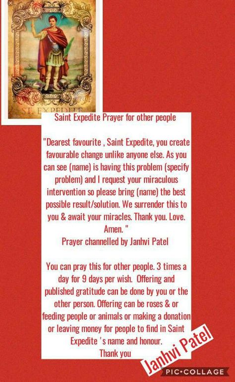 St Expedite Prayer, Loa Techniques, Prayer For A Miracle, St Expedite, Saint Expedite, Hoodoo Conjure Rootwork, Prayer For Finances, I Am A Witch, Catholic Prayers Daily