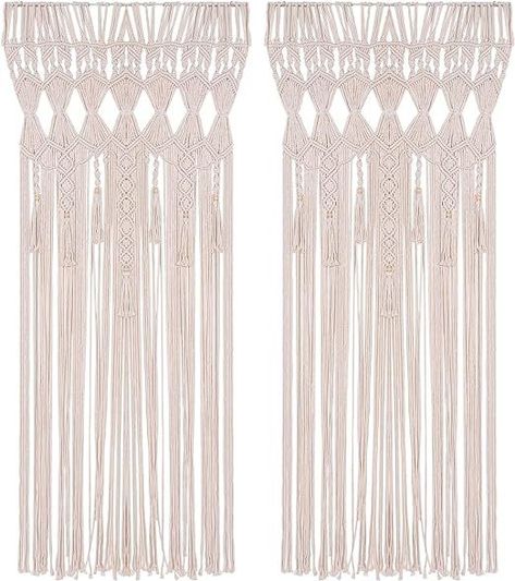 home decor , curtain , room divider , handmade , window curtain Divider For Living Room, Macrame Room Divider, Hanging Room Divider, Wall Macrame, Boho Backdrop, Hanging Room Dividers, Doorway Curtain, Macrame Curtain, Boho Curtains