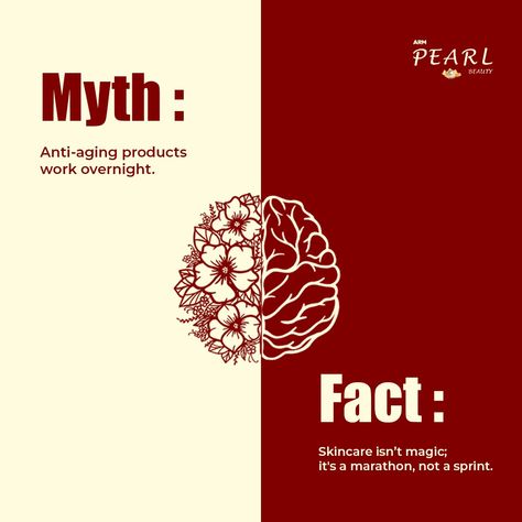 #1 Myth Vs Facts ~ ARM Pearl Beauty [anti aging products, skin care, ARM Pearl Beauty, Myths Vs Facts, overnight] Myths Vs Facts, Skin Care Myths, Beauty Myth, Anti Aging Products, Body Wellness, Reduce Hair Fall, Anti Aging Food, Acne Scar Removal, Lighten Dark Spots