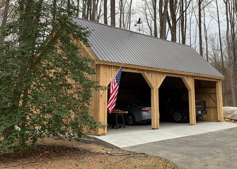 STORAGE SHEDS Get in the know! Receive inspiration, sale alerts, information, tips and more. I Prefer Emails Text Messages By submitting your mobile number on this form, you agree to receive automated promotional and personalized marketing messages (i.e. cart reminders) at the phone number provided. Consent is not a condition of purchase. Reply STOP to […] Farm Equipment Storage, Equipment Shed, Jamaica Cottage, Garbage Shed, Car Ports, Siding Styles, Installing Shiplap, Garage Exterior, Carport Designs