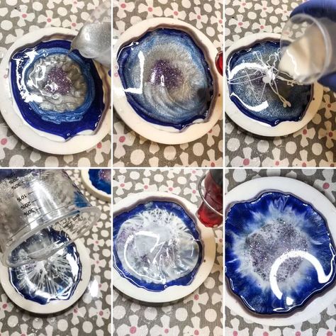 Good morning everyone!I hope you’re well and looking forward to finding out about resin trinket dishes!Hopefully you saw my earlier post on how to make the perfect resin geodes which may give you a little leg-up on making these beautiful little trinket dishes too, but if you didn’t, don’t worry, everything you need to know will be in this post. Just keep on reading or check out my YouTube video, linked below, to learn how to make these gorgeous little gifts.I’ve listed everything I’v… Resin Trinket Dish, Resin Geodes, How To Make Resin, Plastic Bowls, Morning Everyone, Good Morning Everyone, Gold Flakes, Purple Glitter, Clear Resin