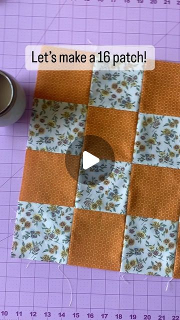 St Louis 16 Patch Quilt Tutorials, 16 Patch Quilt Pattern Ideas, 16 Patch Quilt Block, Four Patch Quilt Patterns, 16 Patch Quilt, Country Quilt, Quilt Tips, Big Block Quilts, Quilted Potholders