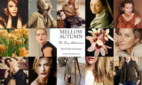 David Zyla Archetypes, Zyla Archetypes, Mellow Autumn, Soft Autumn Deep, David Zyla, Style Analysis, Deep Autumn, Classic Style Outfits, Summer Color Palette