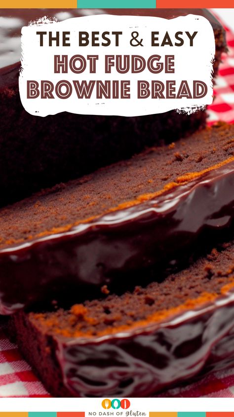 Hot Fudge Brownie Bread Recipe, Brownie Bread Loaf, Hot Fudge Brownie Bread, Brownie Bread Recipe, Thick Chocolate Chip Cookie Recipe, Choc Fudge Cake, Brownie Bread, Choc Fudge, Brownie Pudding