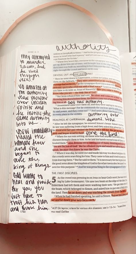 Highlighted Bible Verses Aesthetic, Luke 9 Bible Journaling, Luke Bible Journaling, Messy Bible, Luke Bible, Bible Marking, Bible Goals, Bible Highlighting, Bible Studying