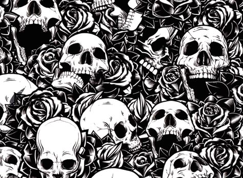 Skull Collage, Hydrographics Film, Collage Tattoo, Skull Rose Tattoos, Tattoo Filler, Skull Coloring Pages, Water Transfer Printing, Image Film, Skull Pattern