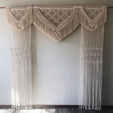 24/mar/2019 - Find the perfect handmade gift, vintage & on-trend clothes, unique jewelry, and more… lots more. Macrame Ideas Home Decor, Macro Macrame, Macrame Wedding Arch, Macrame Wedding Decor, Macrame Curtains, Macrame Wedding Backdrop, Plant Hanger Macrame, Macrame Mandala, Macrame Backdrop