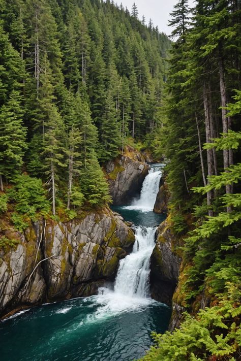 Unveiling the Charms of Ketchikan, Alaska 🌲🦅 Ketchikan Alaska Pictures, Anchorage Alaska Aesthetic, Alaska Rainforest, Alaska In Winter, Alaska Scenery, Alaska Aesthetic, Alaska Juneau, Alaska Nature, Alaska National Parks