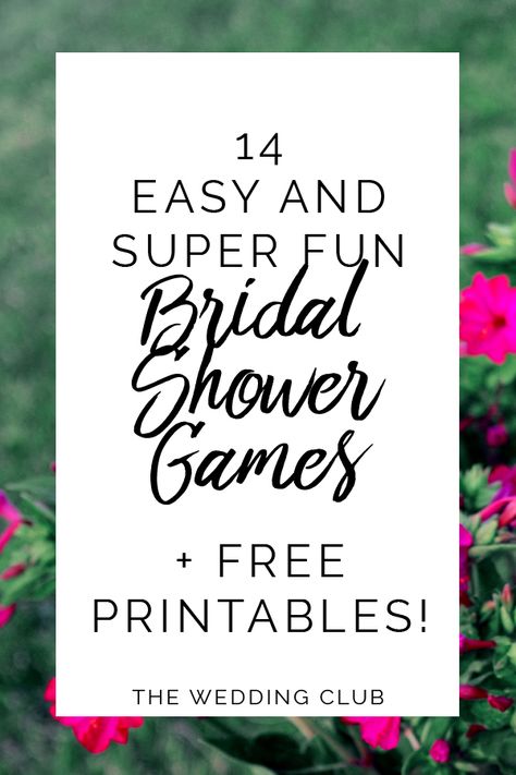 Bridal Shower Games Free, Bridal Shower Games Free Printables, Diy Bridal Shower Games, Free Bridal Shower Games, Lingerie Shower Games, Bridal Shower Games Unique, Bridal Shower Checklist, Shower Checklist, Bridal Shower Games Prizes