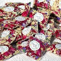 Flower Confetti Wedding, Wedding Send Off Ideas, Send Off Ideas, Dried Flower Confetti, Dried Flower Petals, Dinner Table Centerpieces, Biodegradable Confetti, Real Rose Petals, Flower Confetti