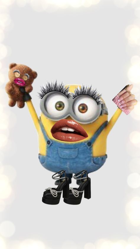 #minion #materialgworl #aesthetic Crazy Funny Pictures Aesthetic, Alexa Core, Minions Pictures, Minion Funny, Gru And Minions, Minion Photos, Goofy Memes, Christmas Lockscreen, Purple Minions