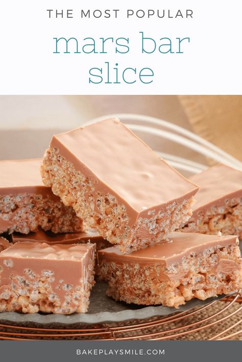 Mars Bar Slice, Jelly Slice, Slice Recipes, No Bake Slices, Easy Slice, Clean Treats, Devilled Eggs, Rice Bubbles, Slice Recipe