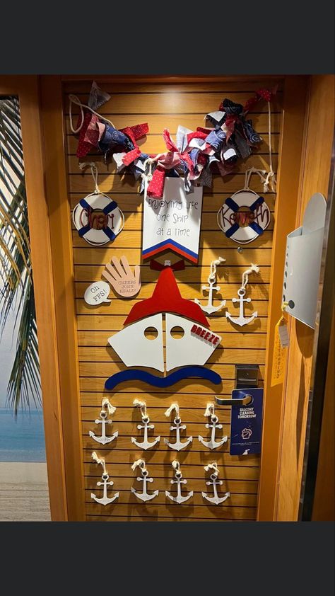 Cruise Door Decorations Ideas, Door Decorations Ideas, Cruise Door Decorations, Disney Cruise Door Decorations, Disney Cruise Door, Honeymoon Tips, Mexico Cruise, Cruise Door, Cabin Doors